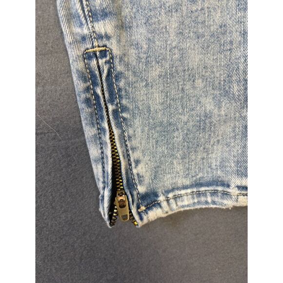 Women’s American Eagle Ne(x)t Level Stretch Light Wash Ripped Jeans Size 6 R - Picture 6 of 12